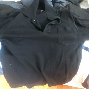 Mens Black Small Croft & Borrow Long Sleeve T Shirt.